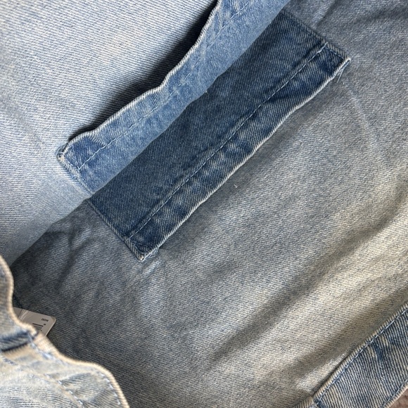 BAGGU giant denim tote NWT - Picture 6 of 11